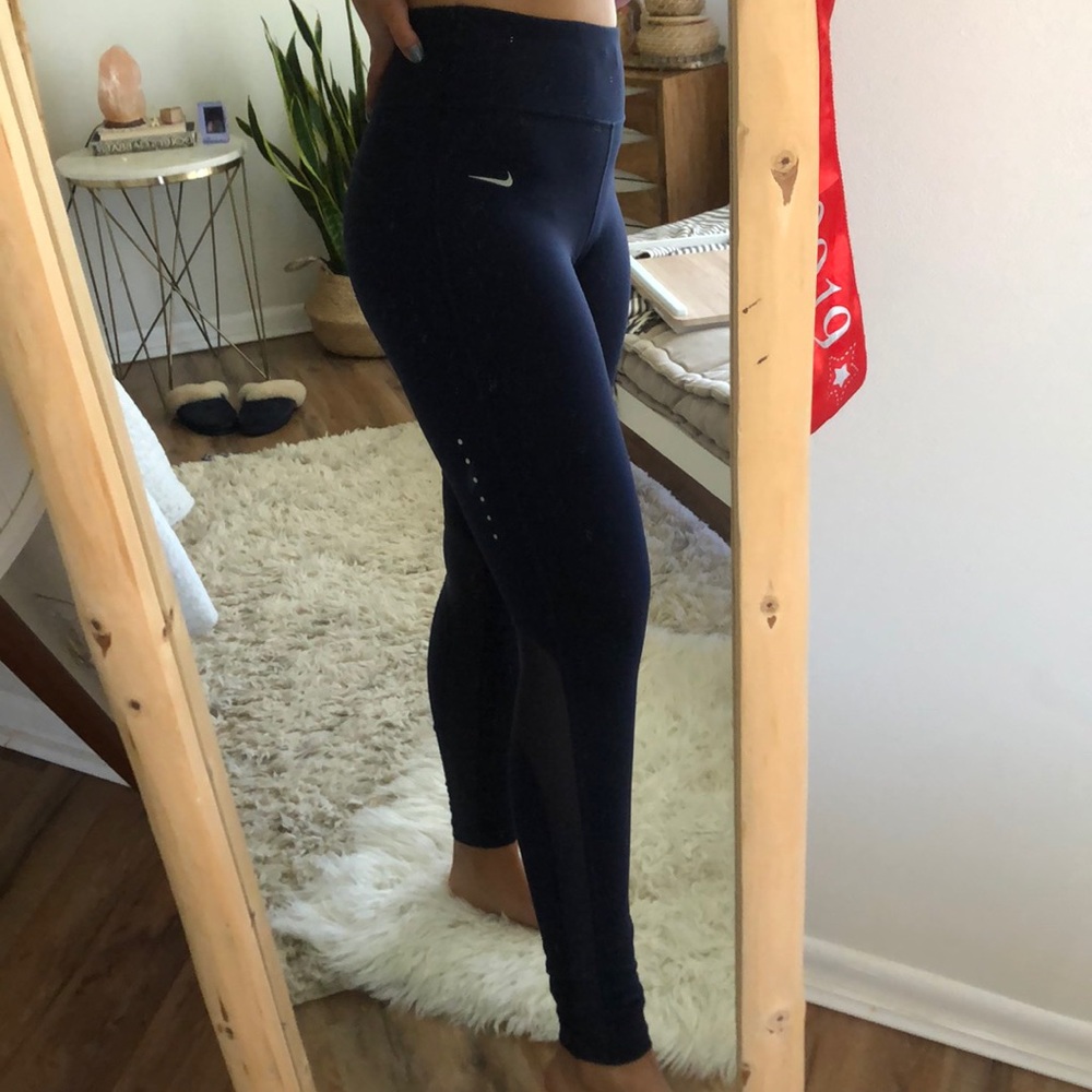 Nike Navy Dri fit leggings